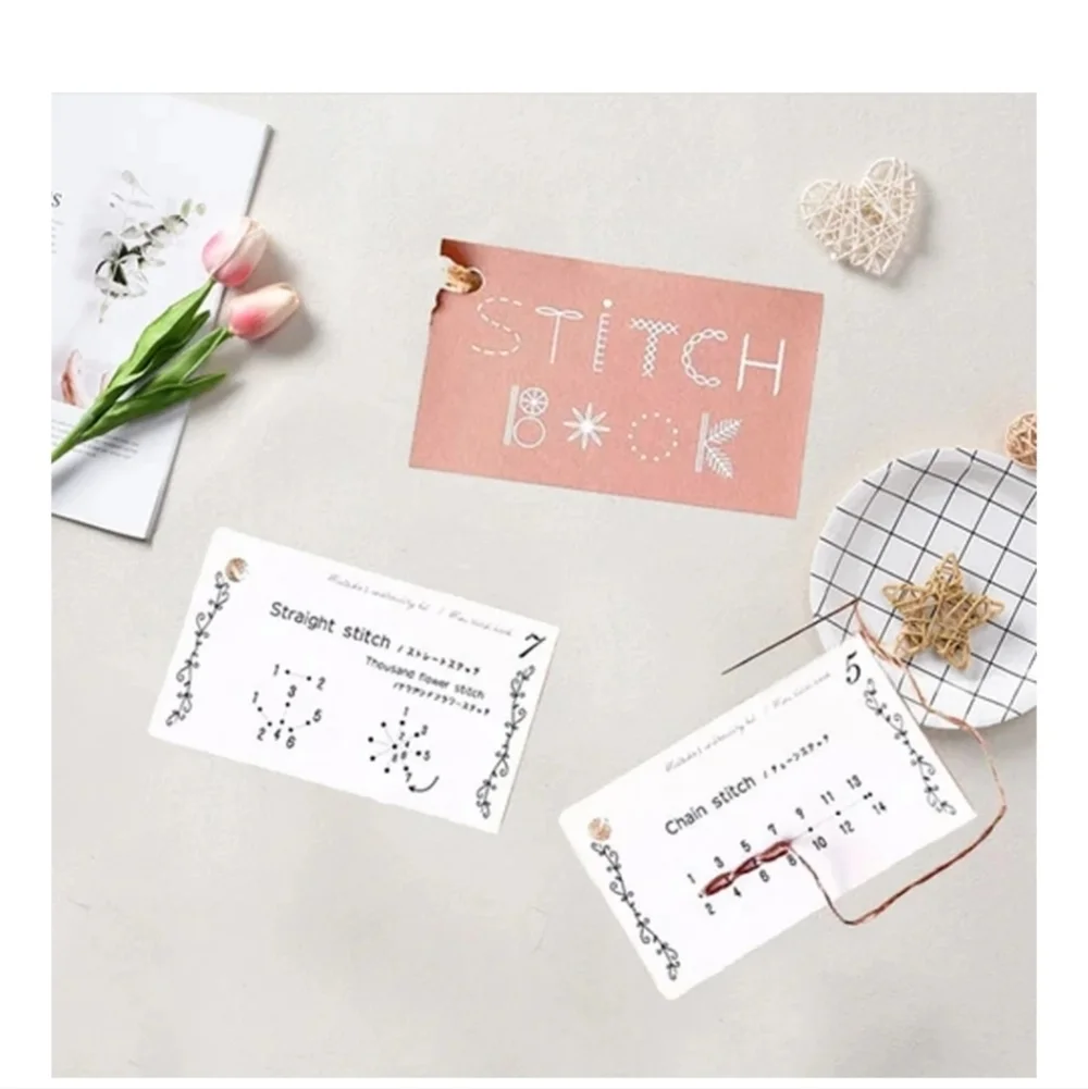 Stitch Book Needlework Embroidery Sewing Techniques
